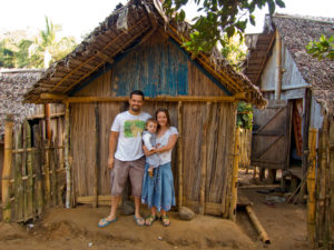 The hut we lived in while working in Antenina village in the Tamatave region of Madagascar.