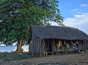 The house of one of the village leaders on Nosy Mitsio.