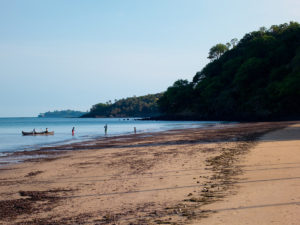 The beach on the east side of Nosy Mitsio